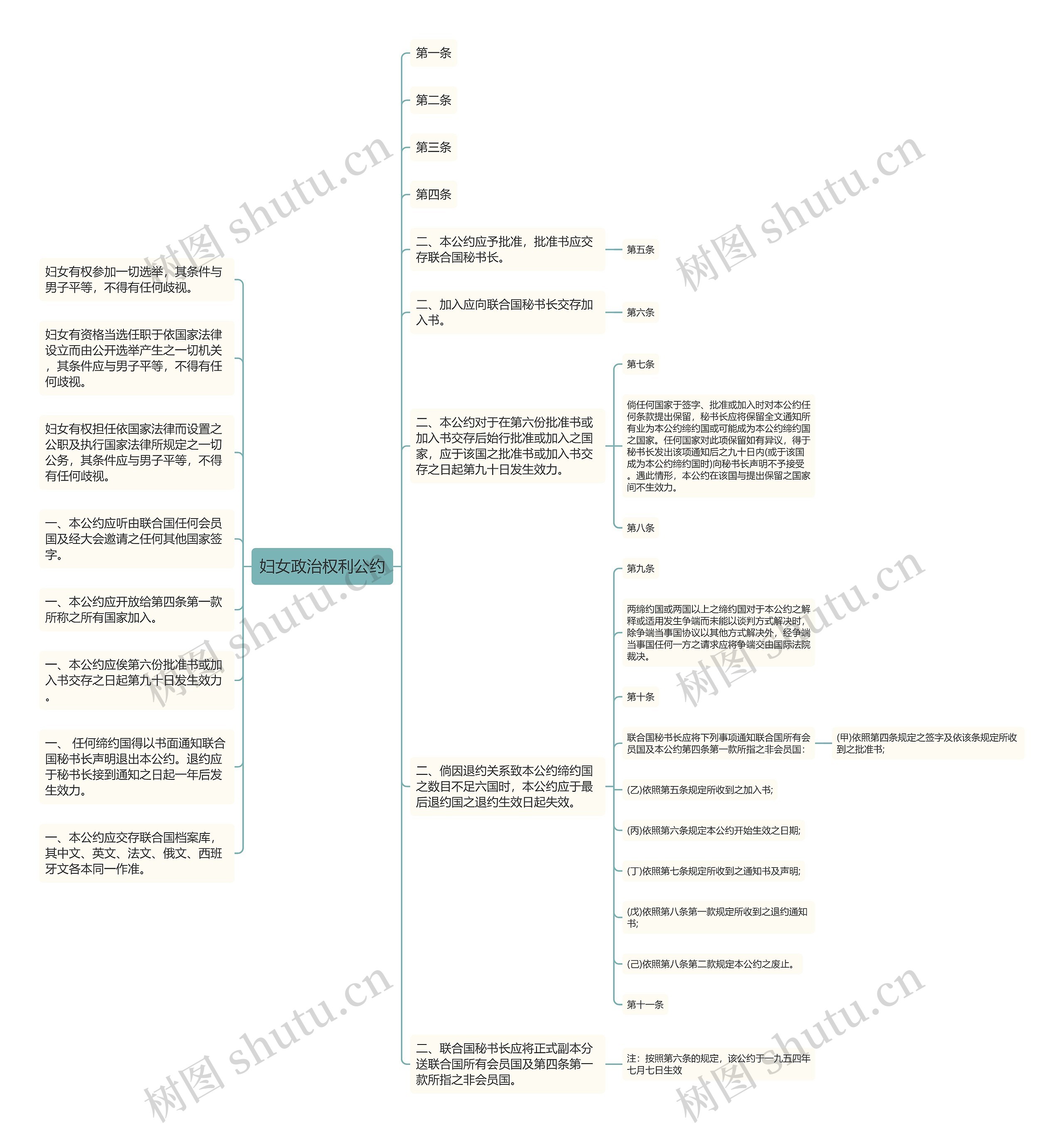 妇女政治权利公约