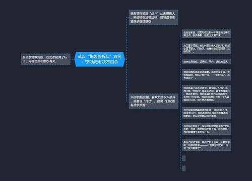 武汉“炮轰强拆队”农民：宁可战死 决不自杀