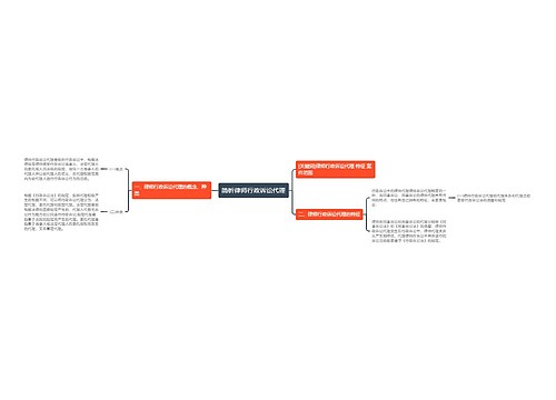 简析律师行政诉讼代理