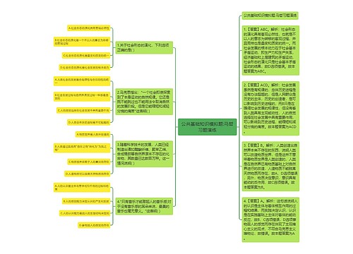 公共基础知识模拟题:马哲习题演练