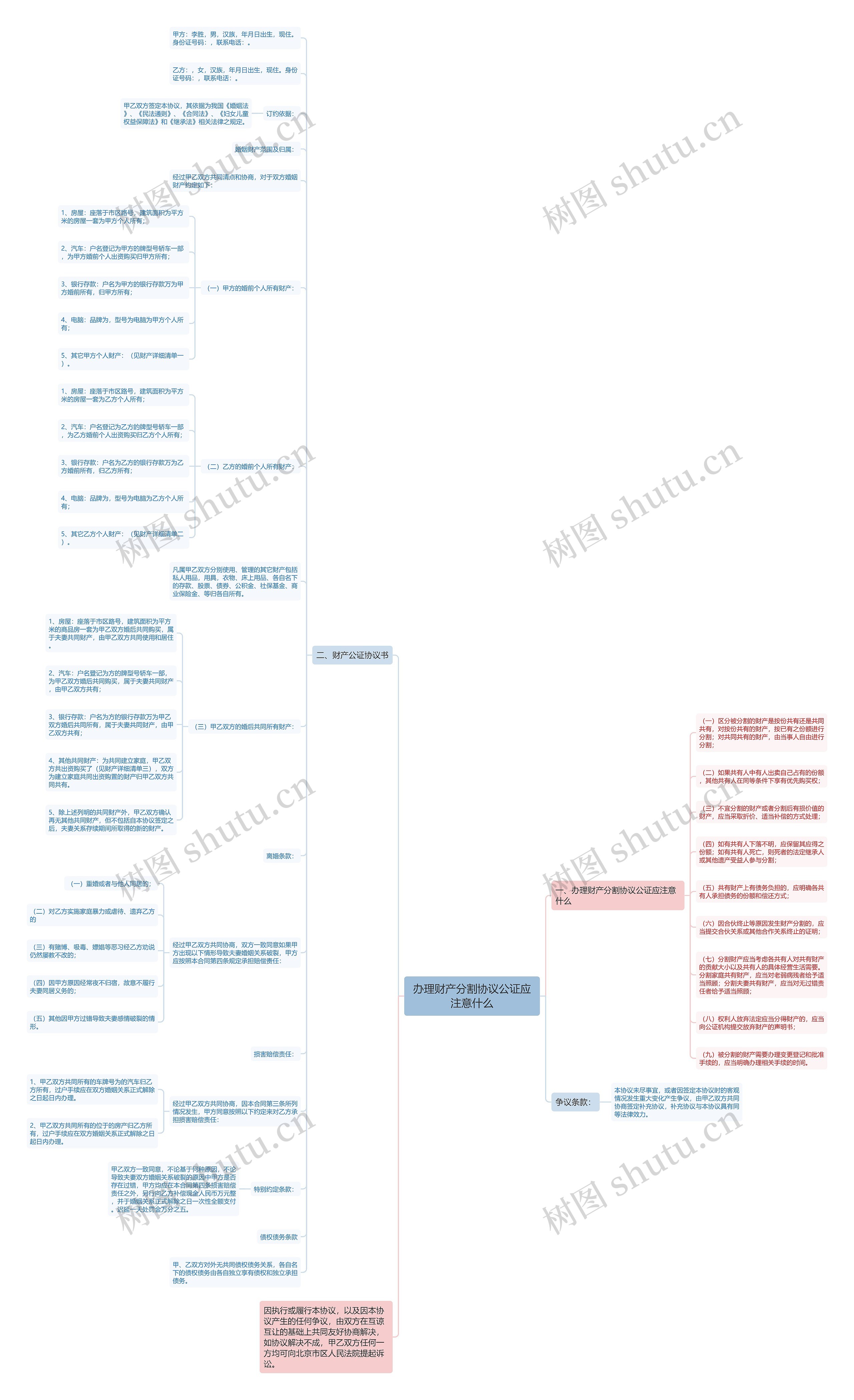 办理财产分割协议公证应注意什么 办理财产分割协议公证应注意什么