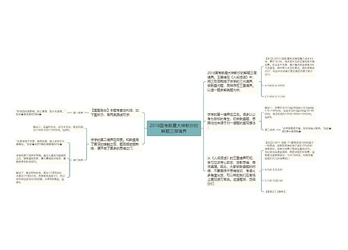 2018国考数量大神教你的解题三层境界