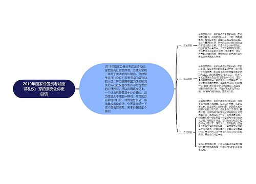 2019年国家公务员考试面试礼仪：穿的漂亮让你更自信