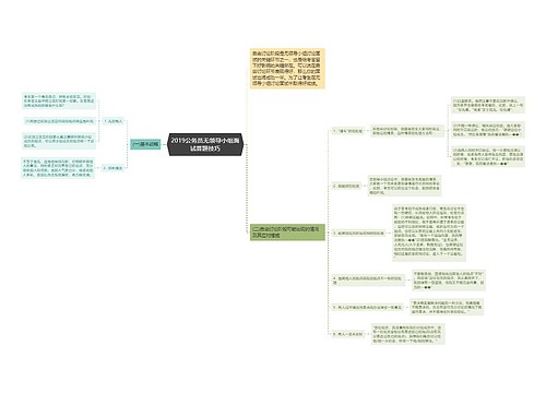 2019公务员无领导小组面试答题技巧