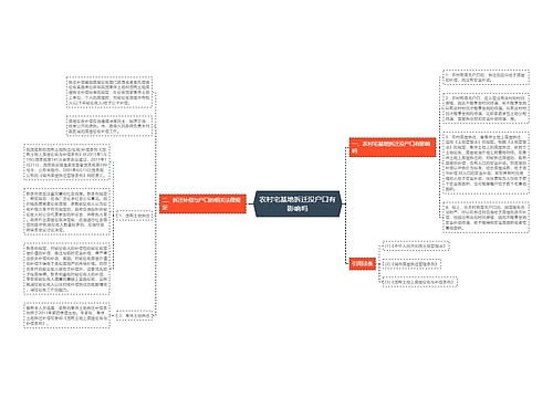 农村宅基地拆迁没户口有影响吗