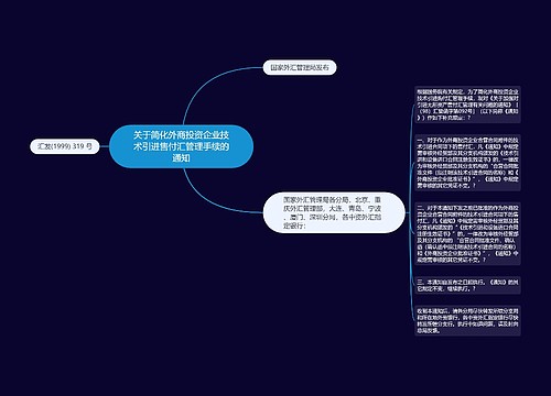 关于简化外商投资企业技术引进售付汇管理手续的通知