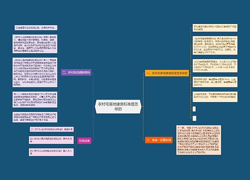 农村宅基地建房标准是怎样的