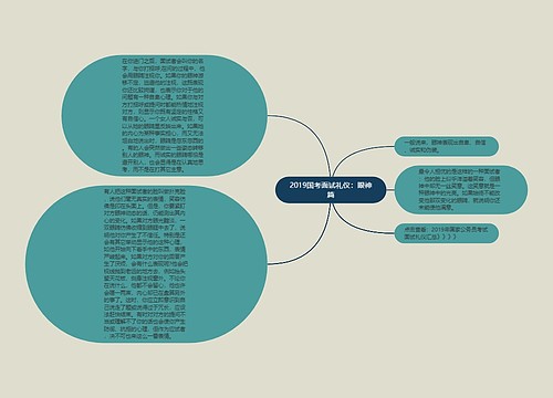 2019国考面试礼仪：眼神篇