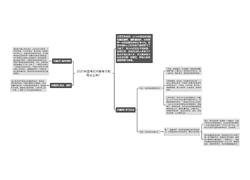 2020年国考如何备考才能高分上岸？