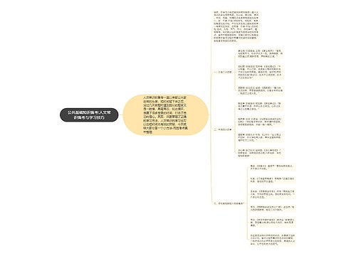 公共基础知识备考:人文常识备考与学习技巧