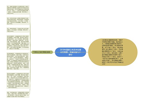 2018年国家公务员申论提出对策题：答案究竟几个部分