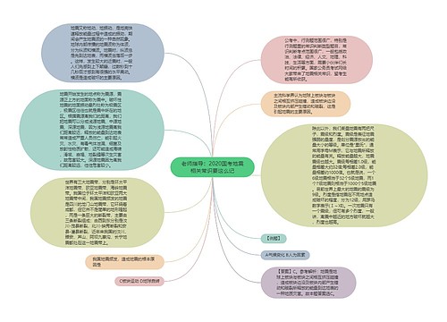 老师指导：2020国考地震相关常识要这么记