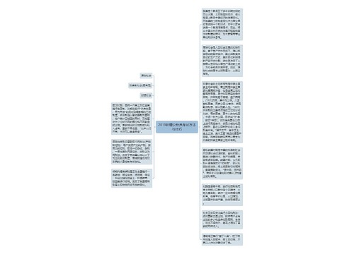 2019新疆公务员考试方法与技巧