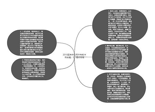 2018国考申论写作考前冲刺秘籍：5个精彩结尾