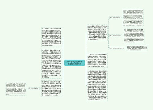 2018年国家公务员考试：数量整体深度预测