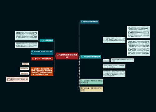 公共基础知识考点:联络通知