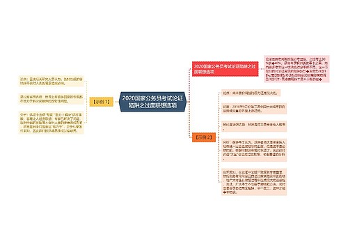 2020国家公务员考试论证陷阱之过度联想选项