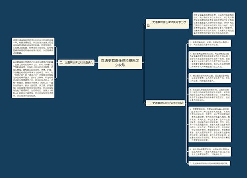 交通事故责任律师费用怎么收取