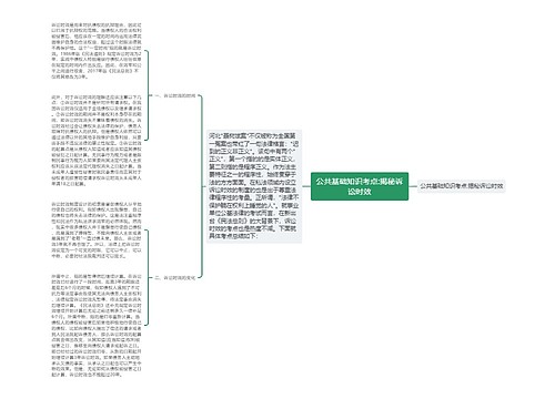 公共基础知识考点:揭秘诉讼时效