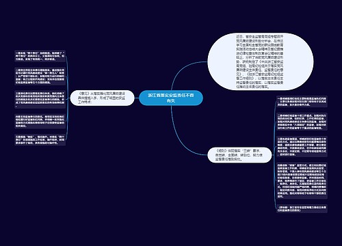 浙江省落实安监责任不容有失