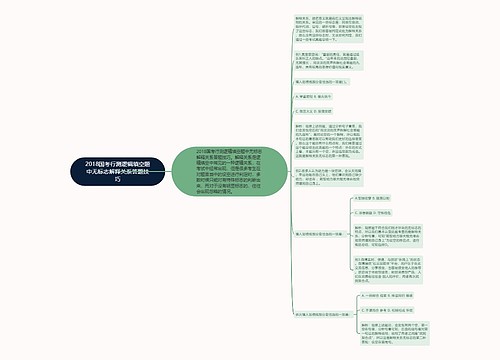 2018国考行测逻辑填空题中无标志解释关系答题技巧