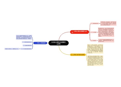 公司法人委托公证需要什么材料