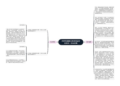 2020年国家公务员考试申论范文—文山会海