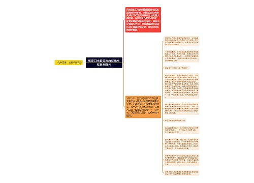 张家口市县级政府征地牟取暴利曝光