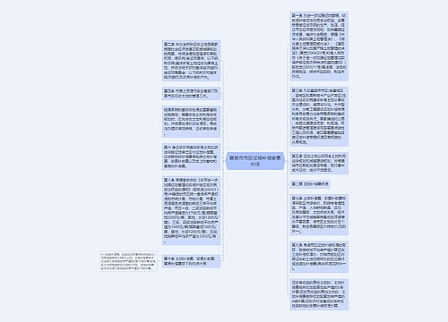 襄樊市市区征地补偿安置办法