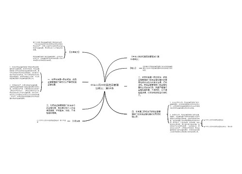 中华人民共和国药品管理法释义：第64条