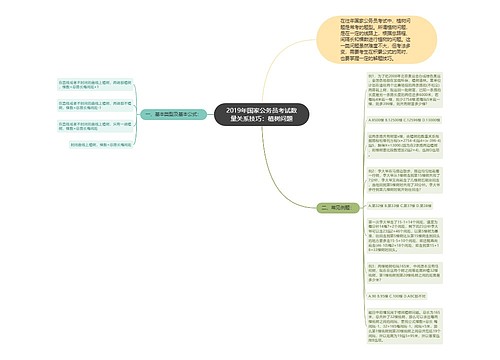 2019年国家公务员考试数量关系技巧：植树问题