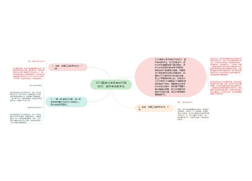 2019国家公务员考试行测技巧：透析有效数字法