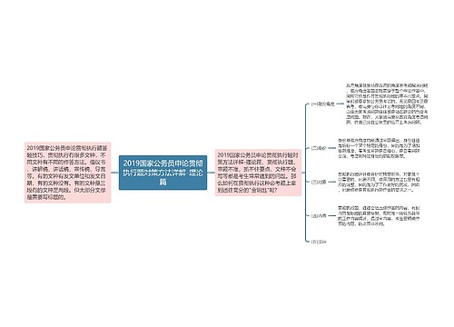 2019国家公务员申论贯彻执行题对策方法详解-理论篇