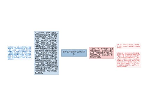 暴力阻碍强制拆迁 被判死刑
