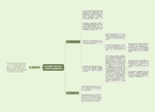 2020年国家公务员考试：三类资料分析解题技巧析