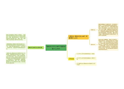 强制拆迁怎么维权?需要准备什么材料