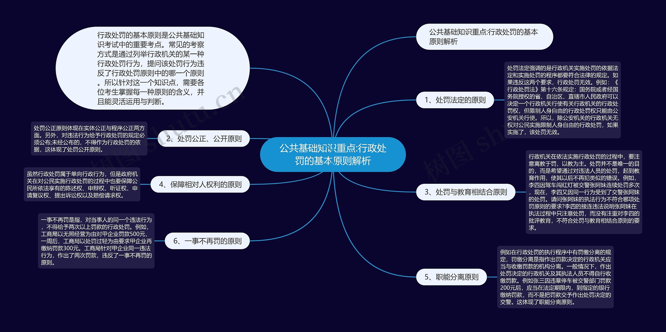 公共基础知识重点:行政处罚的基本原则解析