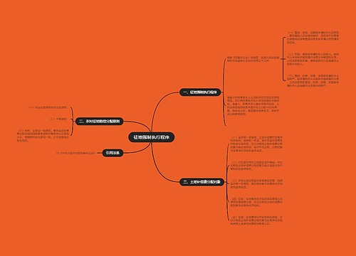 征地强制执行程序