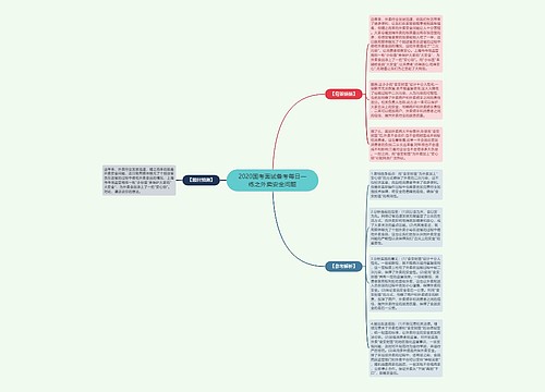 2020国考面试备考每日一练之外卖安全问题