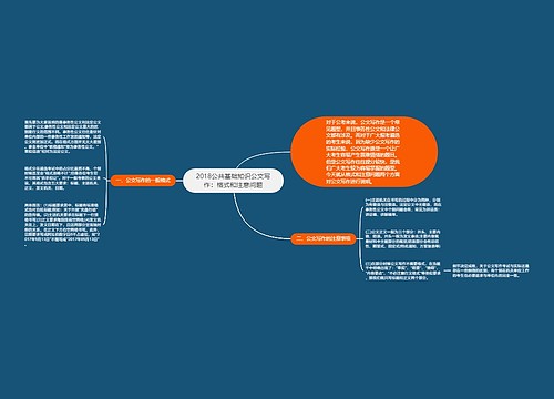 2018公共基础知识公文写作：格式和注意问题