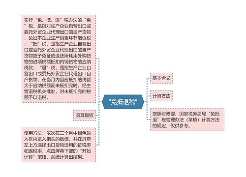 “免抵退税”