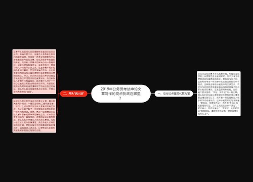 2019年公务员考试申论文章写作的亮点到底在哪里？