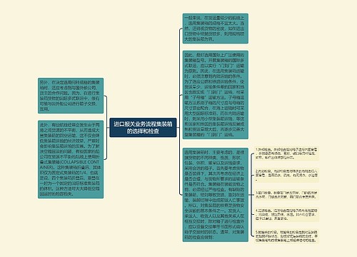 进口报关业务流程集装箱的选择和检查