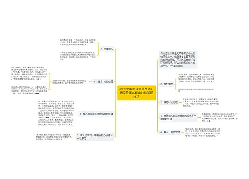 2019年国家公务员考试：无领导面试自由讨论答题技巧