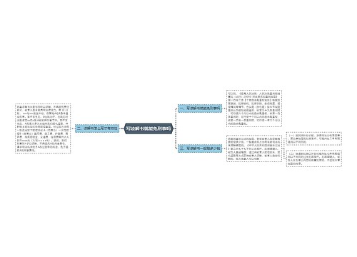 写谅解书就能免刑事吗