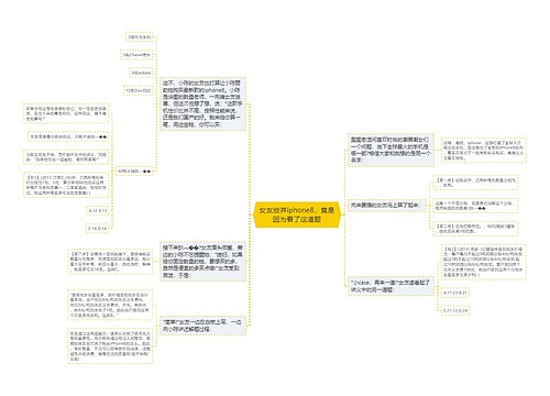 女友放弃iphone8，竟是因为看了这道题
