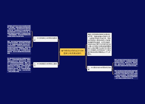 春节期间如何抓住2018年国家公务员面试契机