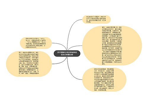 2019国家公务员考试申论综合分析题分析