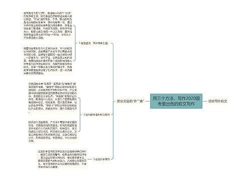 用三个方法，写作2020国考里出色的软文写作