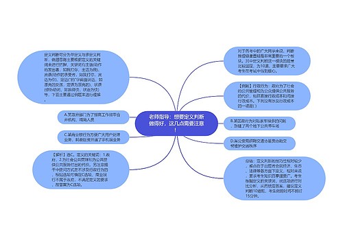 老师指导：想要定义判断做得好，这几点需要注意！